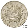Image 1 : 1885Zs JS Mexico Silver 8 Reales CLOSELY UNCIRCULATED