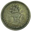 Image 2 : 1890Ho Mexico 25 Centavos CLOSELY UNCIRCULATED