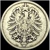 Image 1 : 1875-A Germany Silver 1 Reichsmark NEARLY UNCIRCULATED
