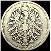 Image 1 : 1875-A Germany Silver 1 Reichsmark NEARLY UNCIRCULATED