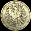 Image 1 : 1876-A Germany Silver 1 Reichsmark NEARLY UNCIRCULATED