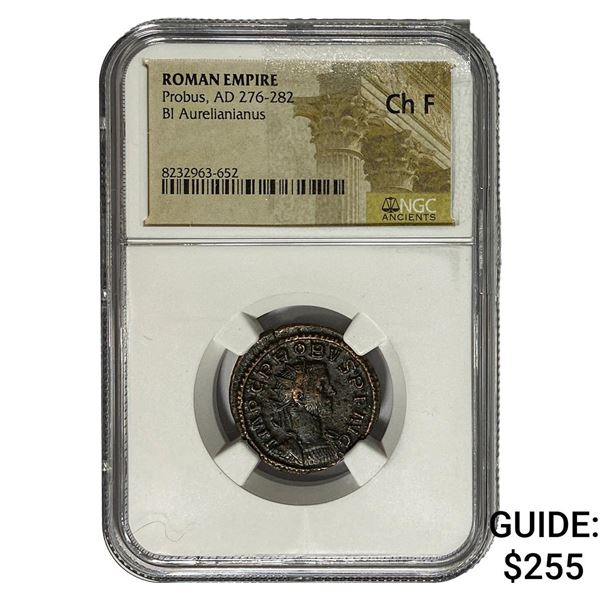 Roman Probus, AD 276-282 BI Aurelianianus  Ch. F