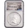 Image 1 : 2018 George Washington 1oz SIlver Medal NGC MS69