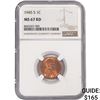 Image 1 : 1945-S Wheat Cent NGC MS67 RD