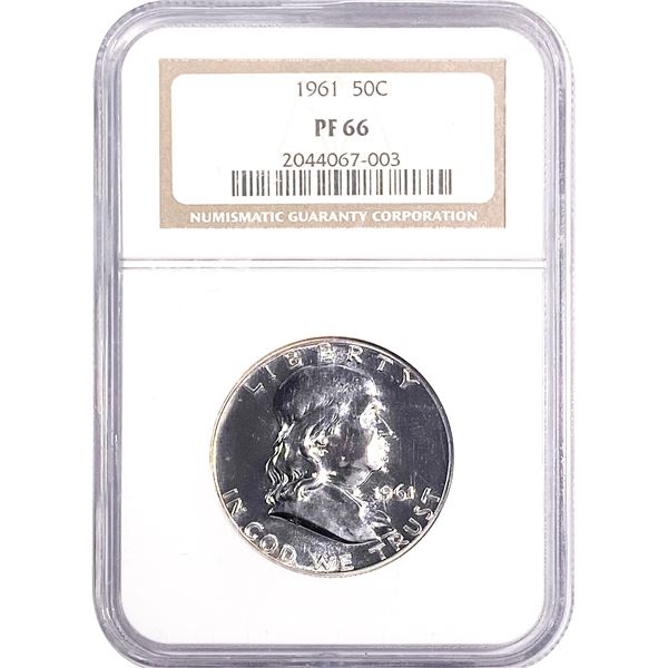 1961 Franklin Half Dollar NGC PF66