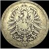 Image 1 : 1882-A Germany Silver 1 Reichsmark NEARLY UNCIRCULATED