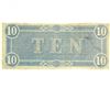 Image 2 : 1864 $10 Confederate States of America