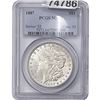 Image 1 : 1887 Morgan Silver Dollar PCGS MS64