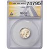 Image 1 : 1929 Mercury Silver Dime ANACS MS64 FSB