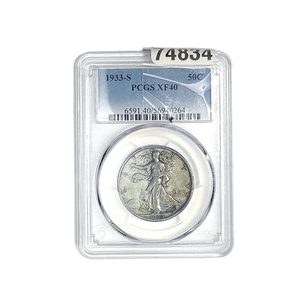 1933-S Walking Liberty Half Dollar PCGS XF40