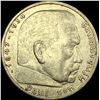 Image 1 : 1936-A Germany Silver 5 Reichsmark CLOSELY UNCIRCULATED
