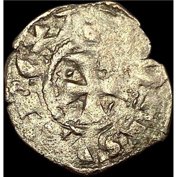1248-1279 Portugal Alfonso III Silver Dinero NEARLY UNCIRCULATED