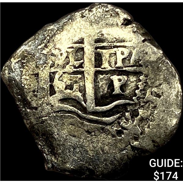 1500s-1600s Spanish Colonial Silver Cob NEARLY UNCIRCULATED