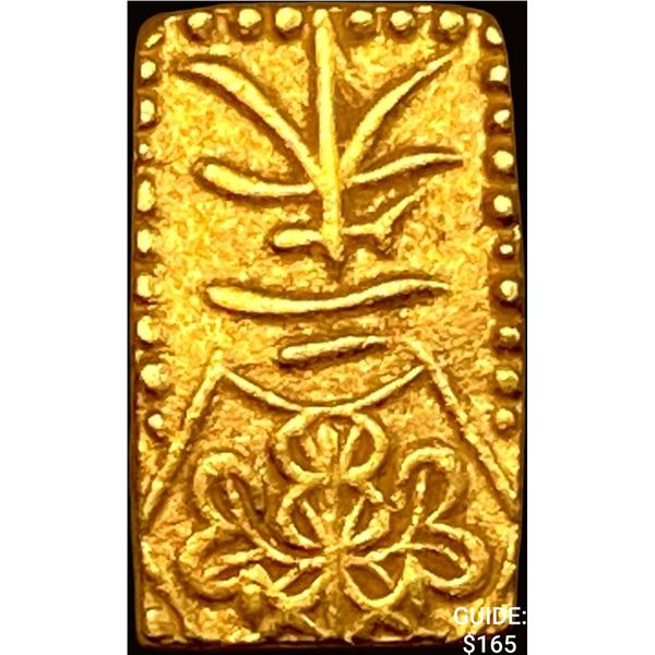 1832-1858 Japan Gold 2 Shu .052oz  CLOSELY UNCIRCULATED