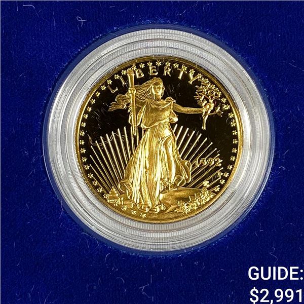 1992 $25 Gold American Eagle 1/2oz