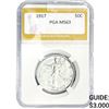 Image 1 : 1917 Walking Liberty Half Dollar PGA MS63