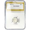 Image 1 : 1871-S Seated Liberty Half Dime PGA MS65MS65