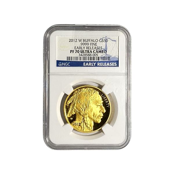2012-W 1oz $50 Gold Eagle Ultra Cameo NGC PF70