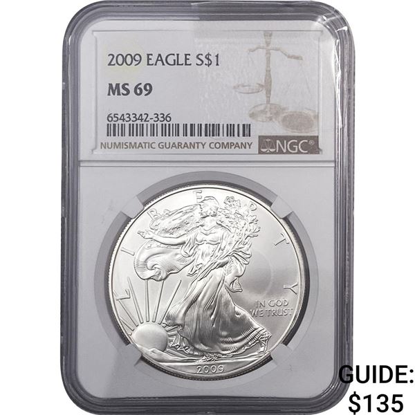 2021 Walking Liberty Dollar NGC MS69