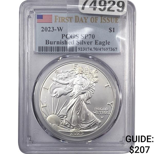 2023-W Walking Liberty Dollar PCGS SP70 Burnished