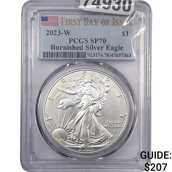 2023-W Walking Liberty Dollar PCGS SP70 Burnished