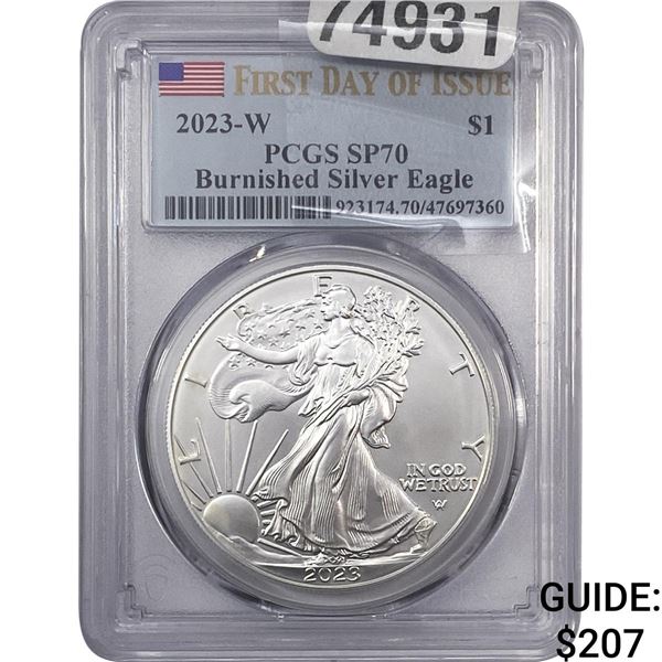 2023-W Walking Liberty Dollar PCGS SP70 Burnished