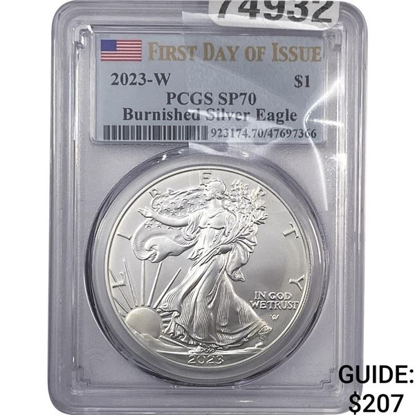 2023-W Walking Liberty Dollar PCGS SP70 Burnished