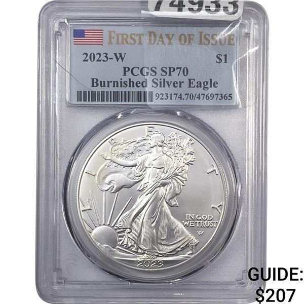 2023-W Walking Liberty Dollar PCGS SP70 Burnished