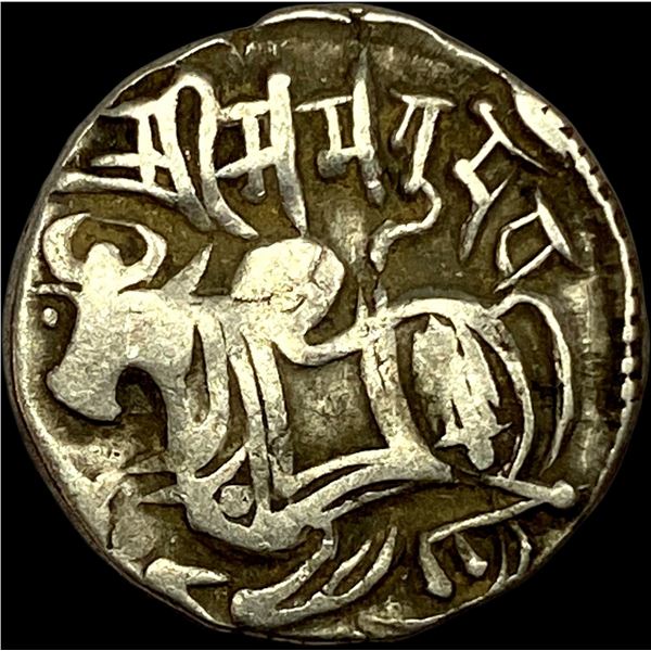 India Rajput 700-1000 AD Silver Jital NEARLY UNCIRCULATED