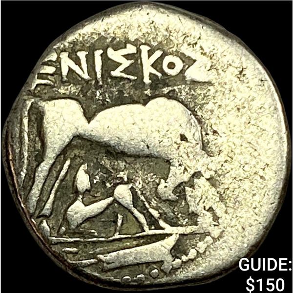 Illyria 260/167-98 BC Silver Drachm NEARLY UNCIRCULATED