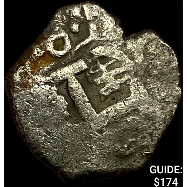 1500s-1600s Spanish Colonial Silver Cob NEARLY UNCIRCULATED