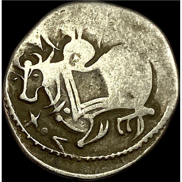 India Rajput 700-1000 AD Silver Jital NEARLY UNCIRCULATED