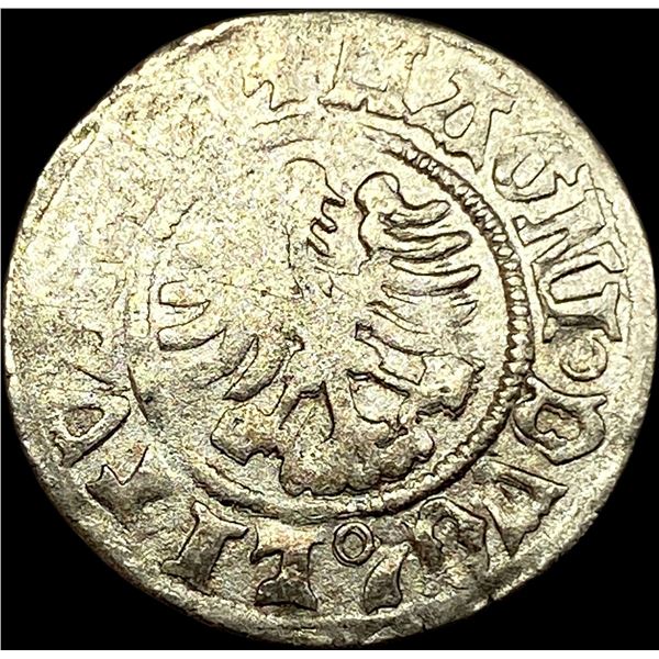 1500s-1600s Lithuria Silver Grosz CLOSELY UNCIRCULATED
