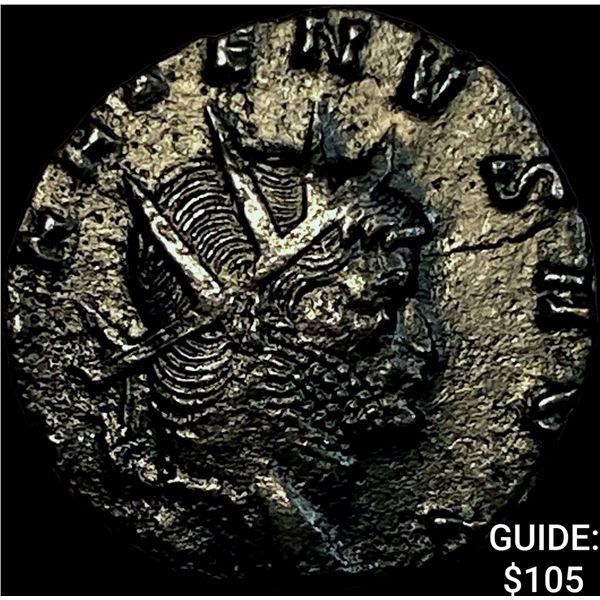 Roman Gallienus 253-268 AD Bronze Dbl Denarius CHOICE AU