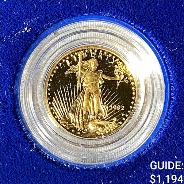 1992 $5 Gold American Eagle 1/10oz