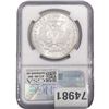 Image 2 : 1887 Morgan Silver Dollar NGC MS63