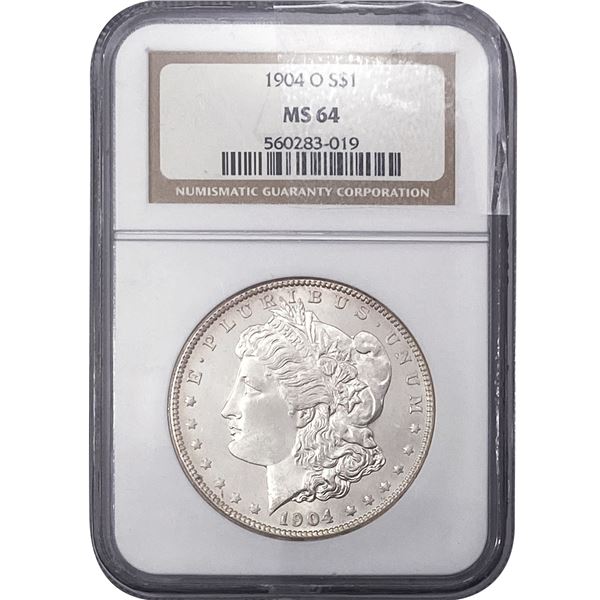1904-O Morgan Silver Dollar NGC MS64