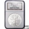 Image 1 : 2008-W American Silver Eagle Dollar NGC MS69 2007 REVERSE