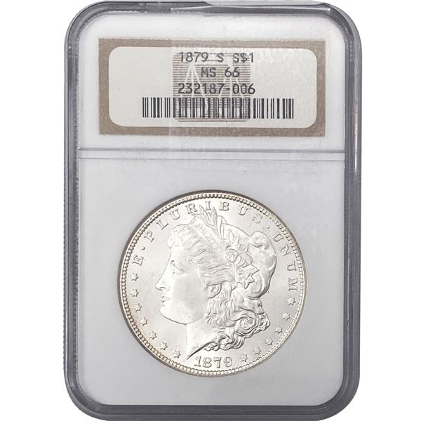 1879-S Morgan Silver Dollar NGC MS66
