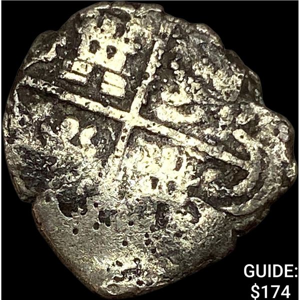 1500s-1600s Spanish Colonial Silver Cob NEARLY UNCIRCULATED