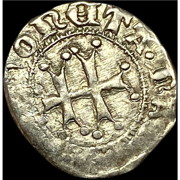 1386-1395 Hungary Silver Denar CLOSELY UNCIRCULATED