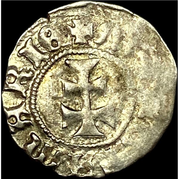 1386-1395 Hungary Silver Denar CLOSELY UNCIRCULATED