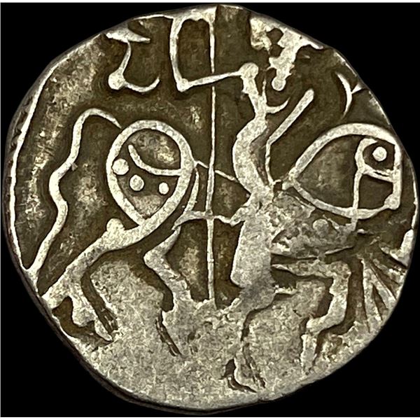 India Rajput 700-1000 AD Silver Jital NEARLY UNCIRCULATED