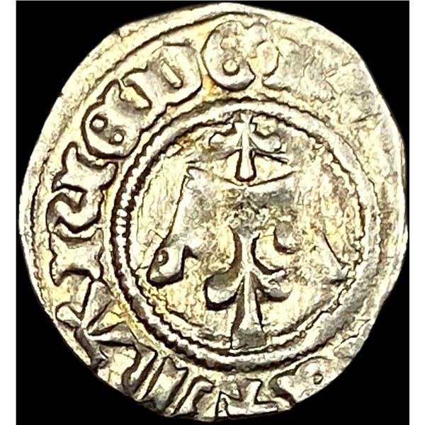 1386-1395 Hungary Silver Denar CLOSELY UNCIRCULATED