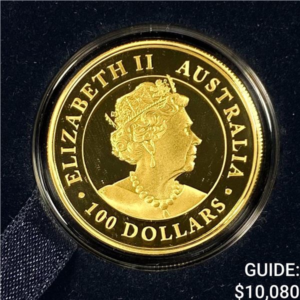 2021 $100 Australian Brumby 1oz Gold Proof Coin