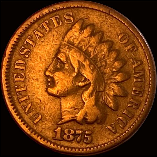 1875 Indian Head Cent  LIGHTLY CIRCULATED
