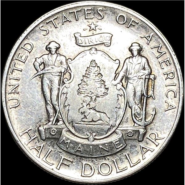1920 Silver Half Dollar Maine Centennial  CLOSELY UNCIRCULATED