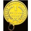 Image 2 : 1853 Gold $1 Liberty Head Type 1 HIGH GRADE