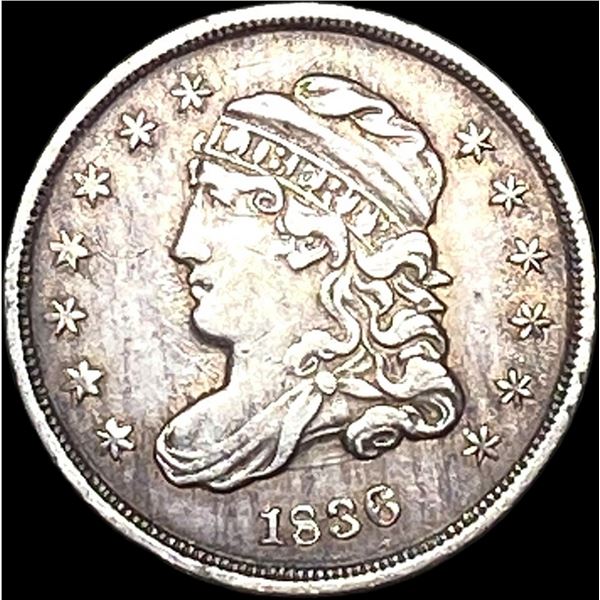 1836 Capped Bust Half Dime  NEARLY UNCIRCULATED