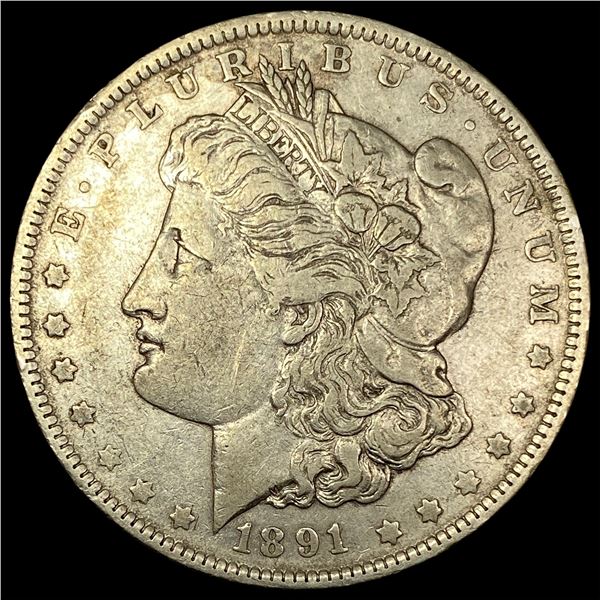 1891-O Silver Morgan Dollar LIGHTLY CIRCULATED